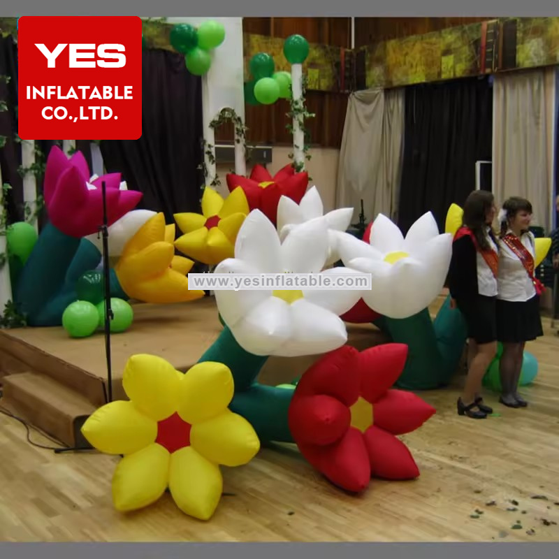 club party ceiling decoration inflatable flower,inflatable leaves Alices Wonderland party parade decoration