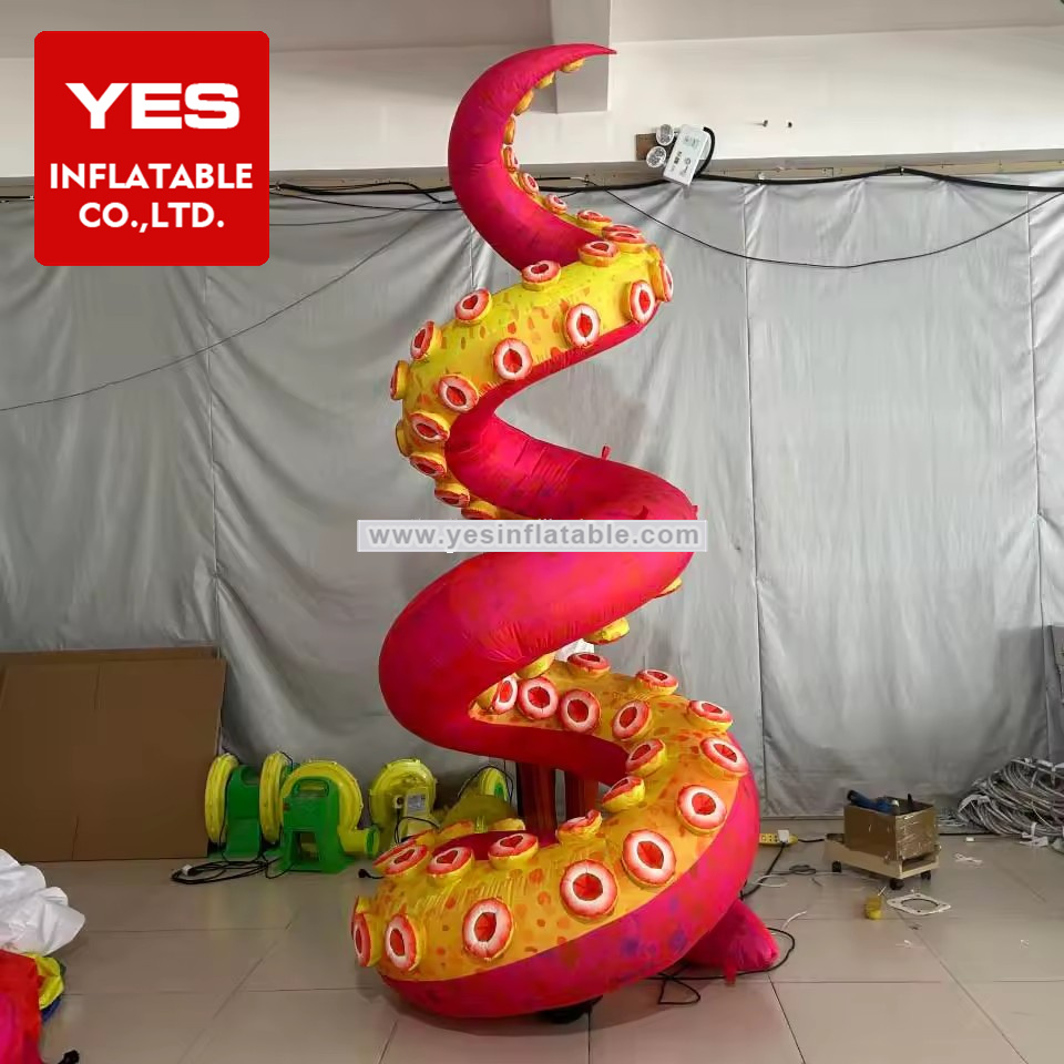 Wholesale Inflatable Octopus Tentacle Devilfish Leg Blow Up Squid Foot For Concert Stage Decoration