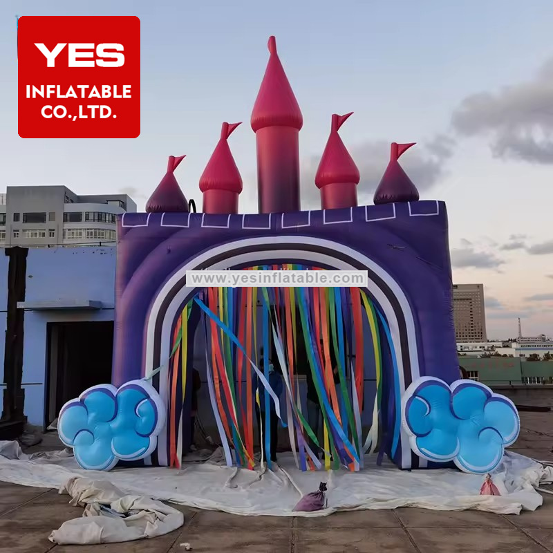 Outdoor Customized Inflatable Cartoon Arch Inflatable Castle Arch