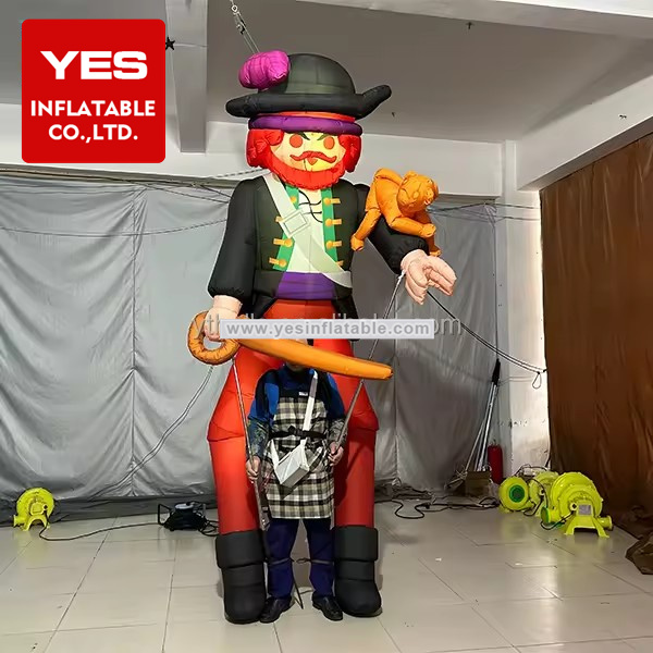 Parade Inflatable Led Costume Inflatable Pirate Costume Suit Inflatable Performance Costume