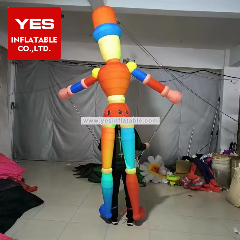 Popular Sale Parade Inflatable Walking Costume Inflatable Led Colourful Puppet Costume