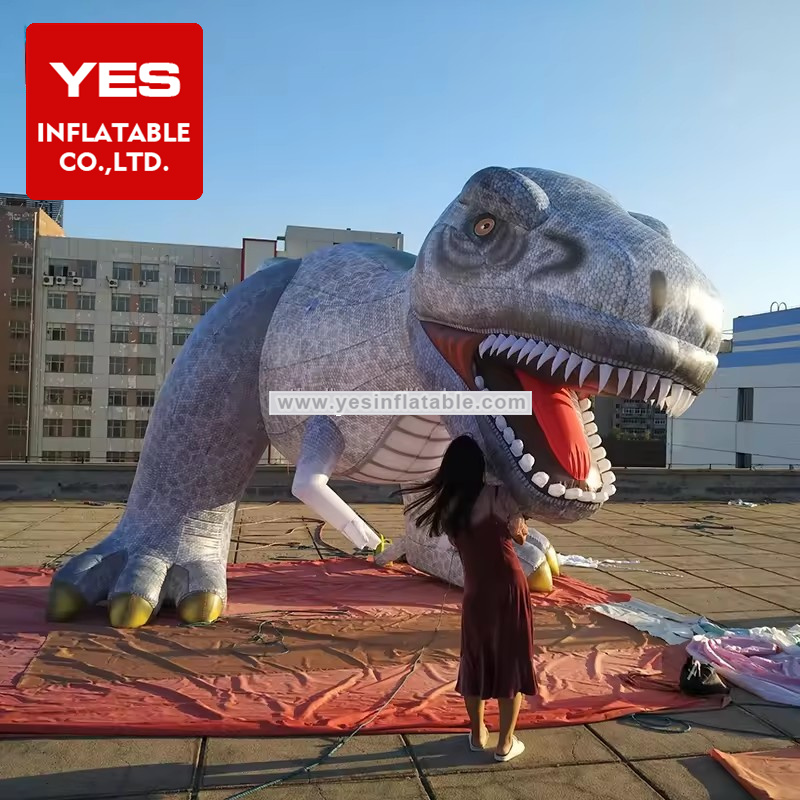 Led Light Advertising Giant Inflatable Dinosaur Inflatable Cartoon Animal For Sale