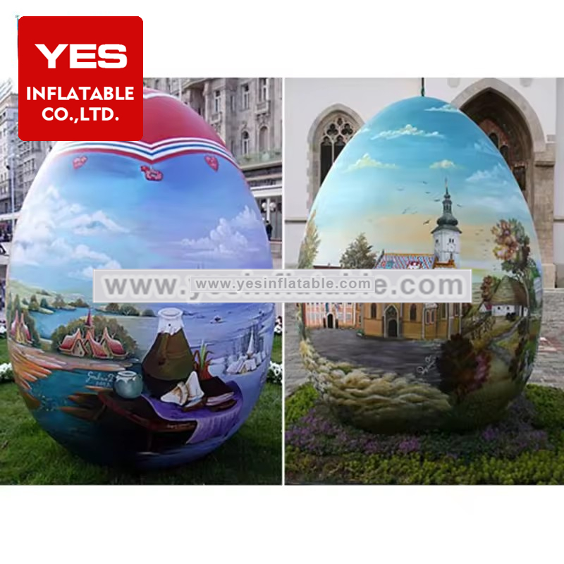 Custom Design Giant Inflatable Easter Egg for sale