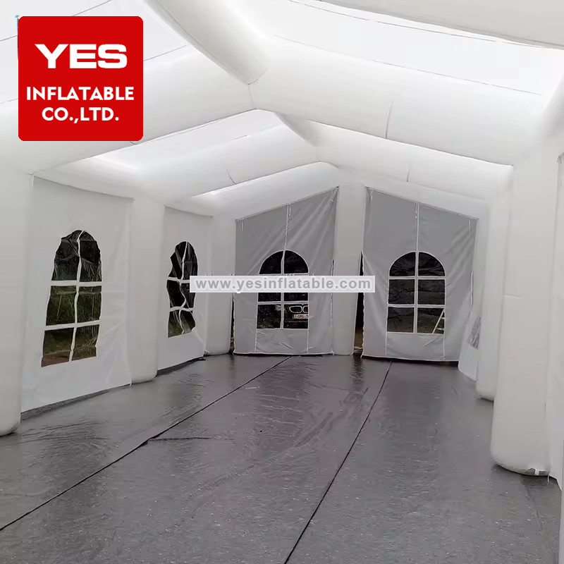 Giant event party inflatable outdoor tent white inflatable giant marquise wedding tent with windows