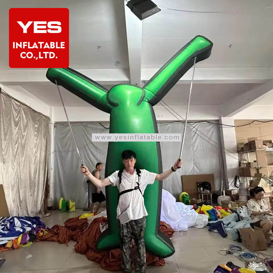 Street Parade Inflatable Walking Costume Green Inflatable Puppet Man