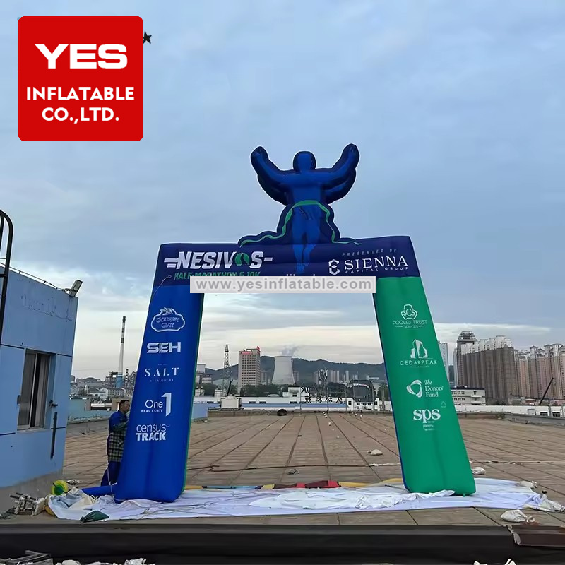 Sports events Inflatable arches Track Inflatable Finish inflatable running arch