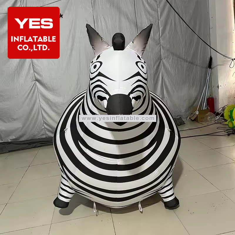 Custom Zoo Yard Decoration Inflatable Animal Inflatable Zebra Model