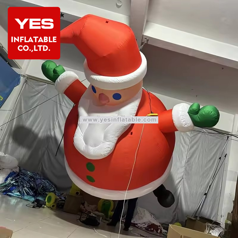 Custom Christmas Decorations Inflatable Cartoon Model Inflatable Santa Claus