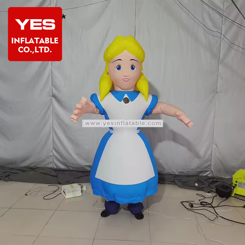 High quality animated cartoon characters inflatable cartoon girls