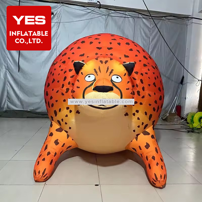 Music Festival Event Inflatable Animal Model Customized Giant Inflatable Leopard