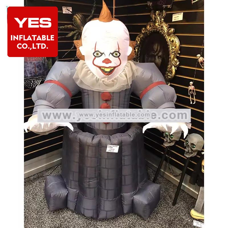 festival holiday party event decor inflatable halloween scary clown