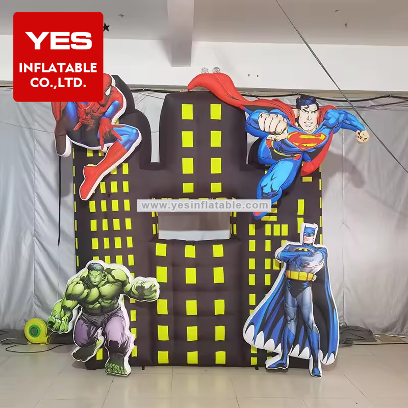 High Quality Children Playground Decoration Inflatable Print Billboard Inflatable Cartoon Billboard