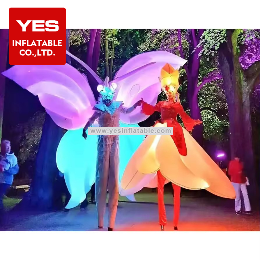 Customized Inflatable Costume Fairy Tale World Performance Inflatable Flower Dress