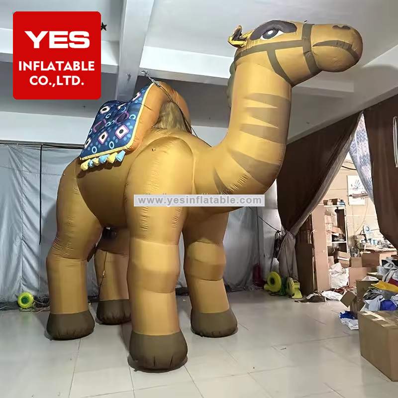 advertising model balloon gold giant inflatable camel animal