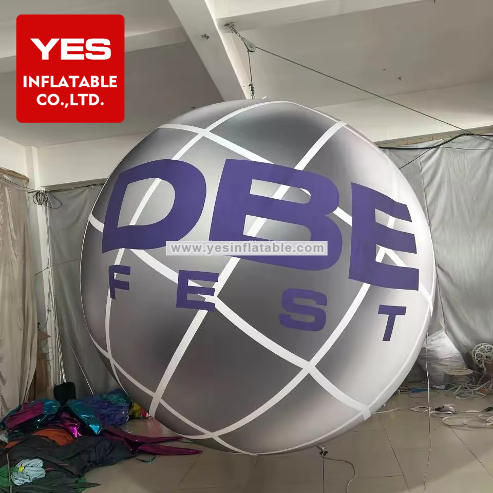 Hot Selling Inflatable Balloon Model 3D Effect Round Earth Inflatable Advertising Ball