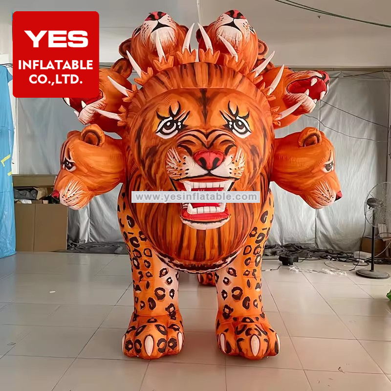 Parade Performance Inflatable Leopard Inflatable Cartoon Model For Advertising Amusement   Decoration