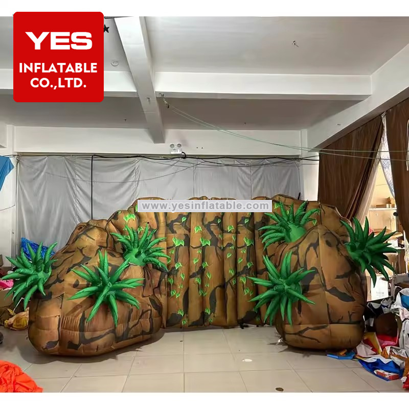 Advertising Inflatable Mountain Rockery Walls Inflatable Background Walls