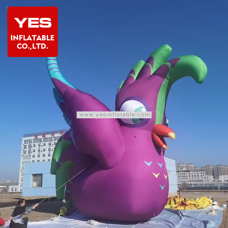 Advertising Vivid Inflatable Animal Model Inflatable Bird Chicken for Event Promotion