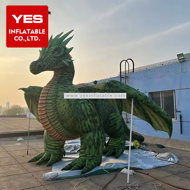 Giant Decoration Inflatable Model Chinatown Pterosaur Inflatable Dreen Dragon Dinosaur   For Sale