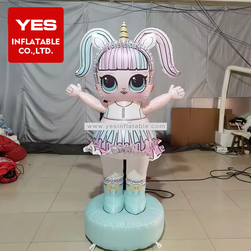 Customization Event Advertising Giant Inflatable Cartoon Charater Model Inflatable Girl