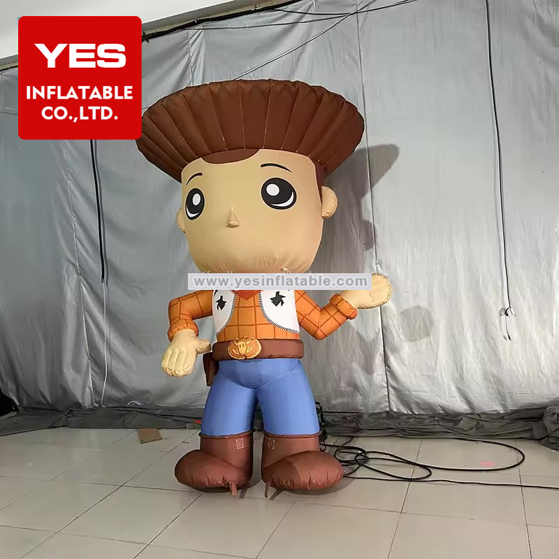 Customized Advertising Model Giant Inflatable Cartoon Character Image Inflatable Cowboy