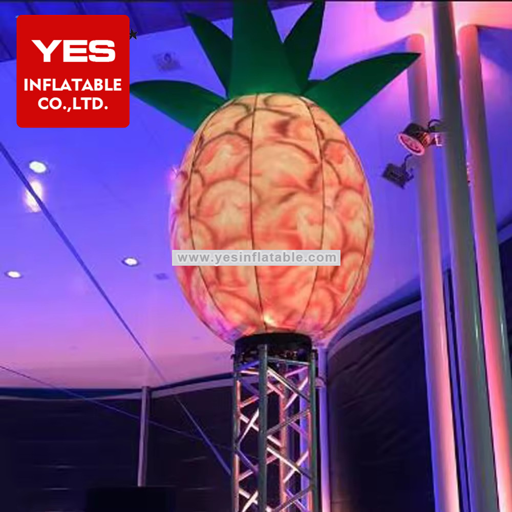 Custom giant fruit advertising model stand inflatable pineapple