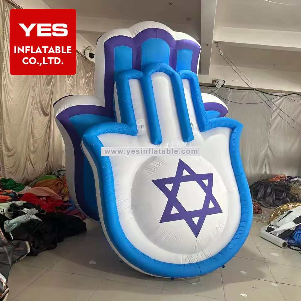 Customized Inflatable Advertising Model Blue Inflatable Hands