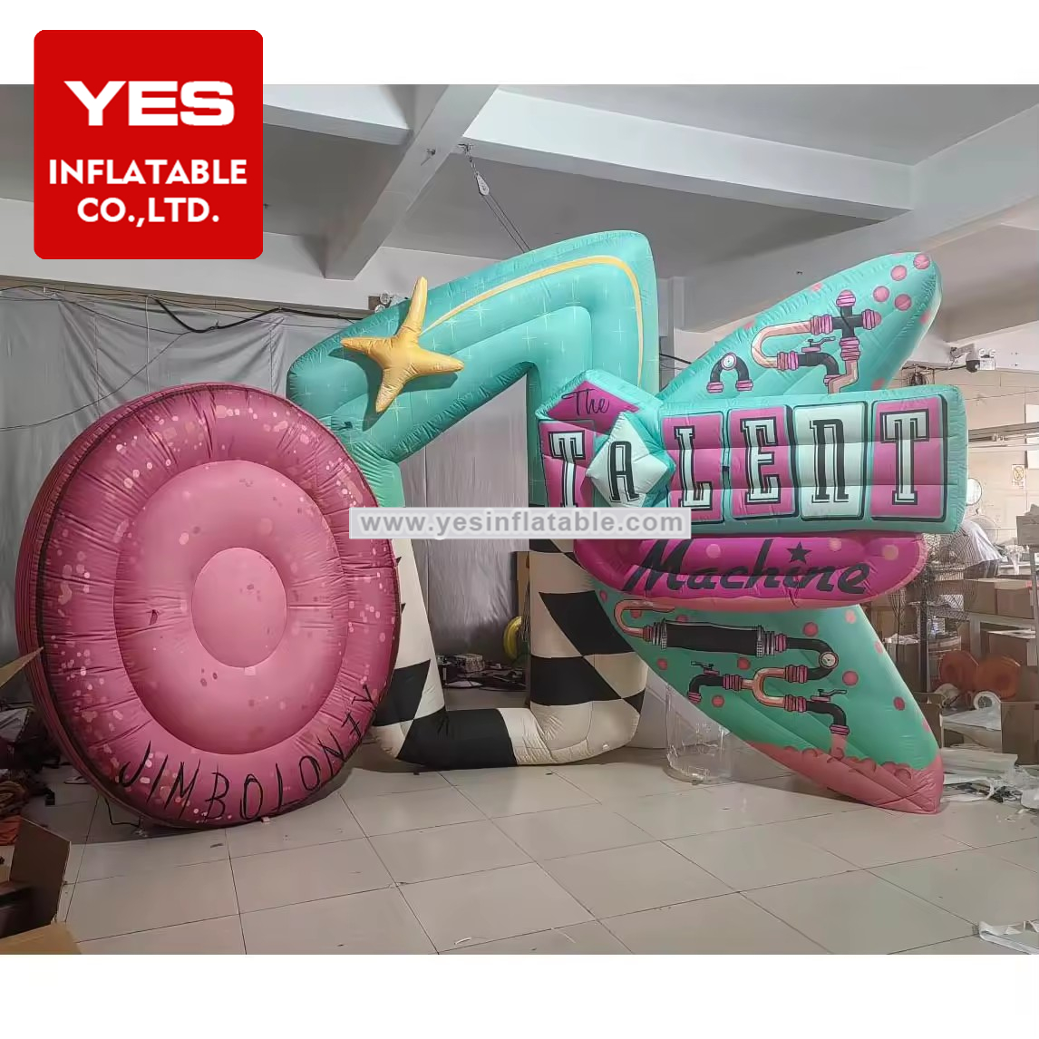 Event Party Photograph Inflatable Advertising Background Inflatable Cartoon Background