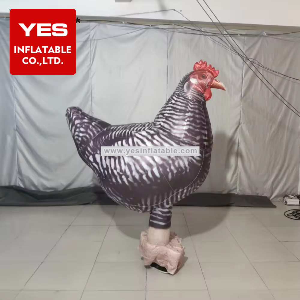 Fancy Dress Adult Blow Up Suit Cosplay Party Inflatable Chicken Costume