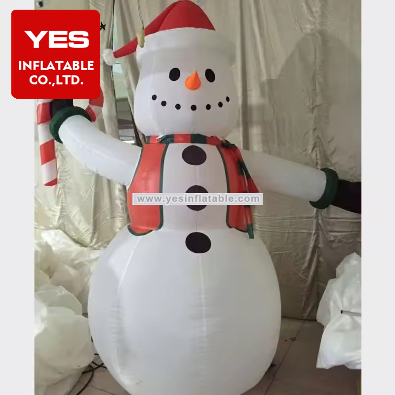 Hot Sale Chubby Christmas Decoration Use Giant Inflatable Snowman