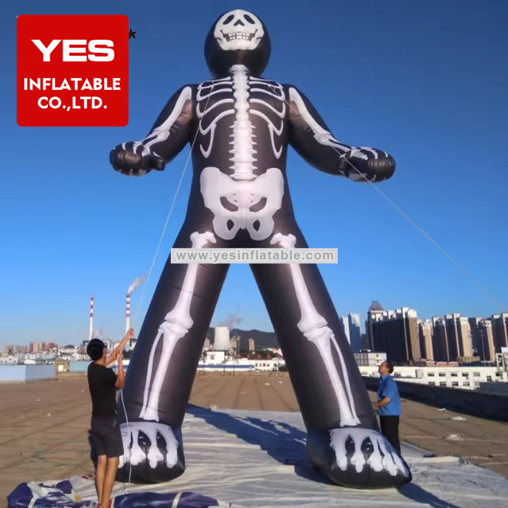 huge halloween inflatable skeleton for festival decoration