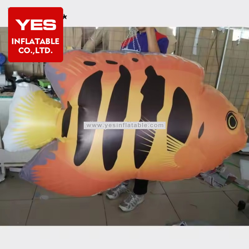 Best Sale Giant Inflatable Hanging Ocean Animal Model Inflatable Fish