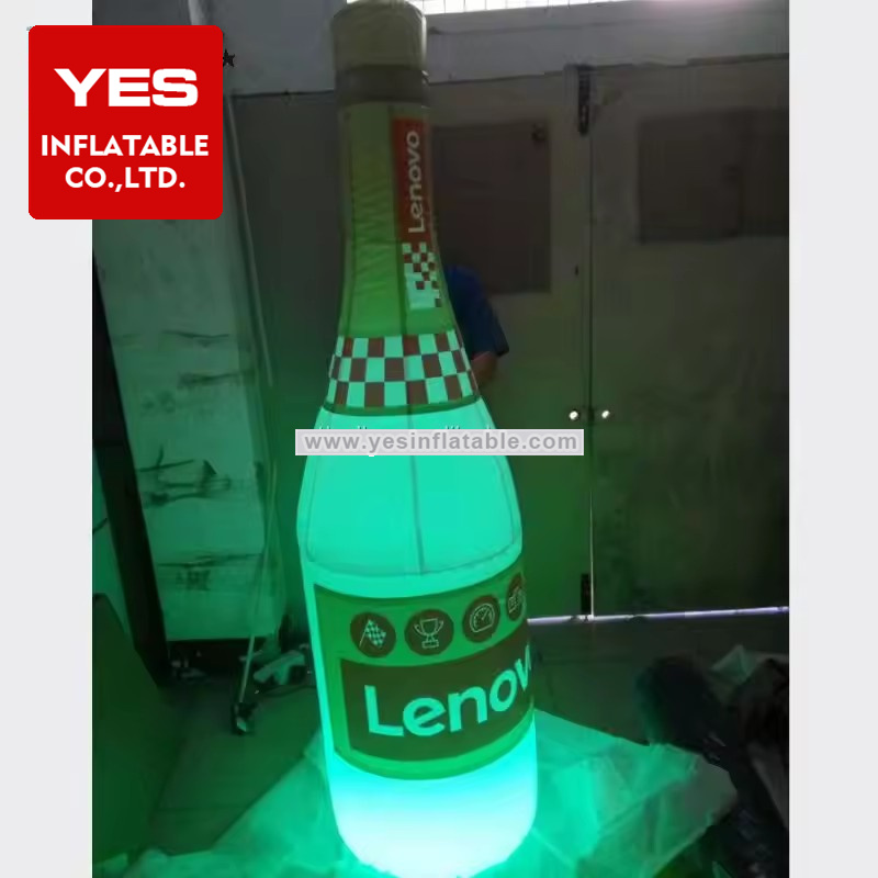 Club Pub Inflatable Decoration Model Inflatable Led Wine Bottle