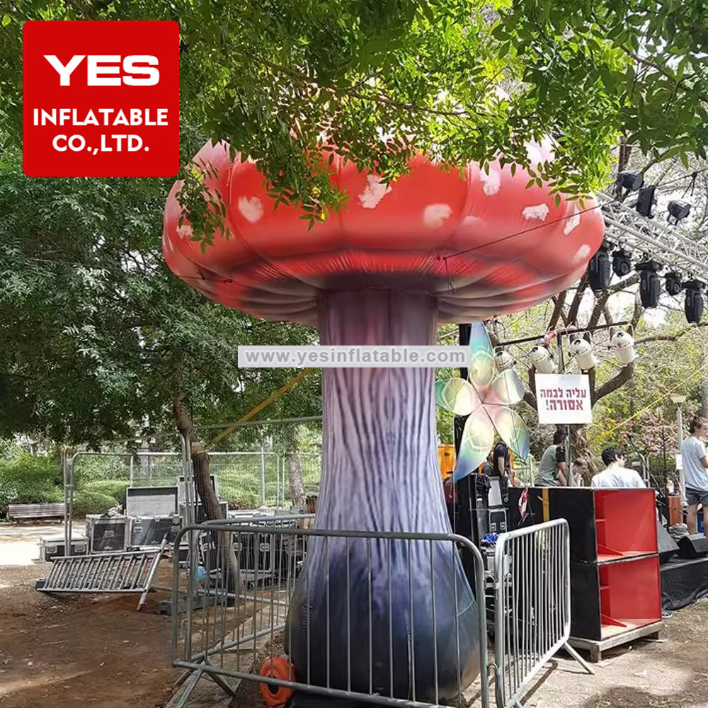 Outdoor Lawn Decoration Giant Inflatable Advertising Model Inflatable Mushroom