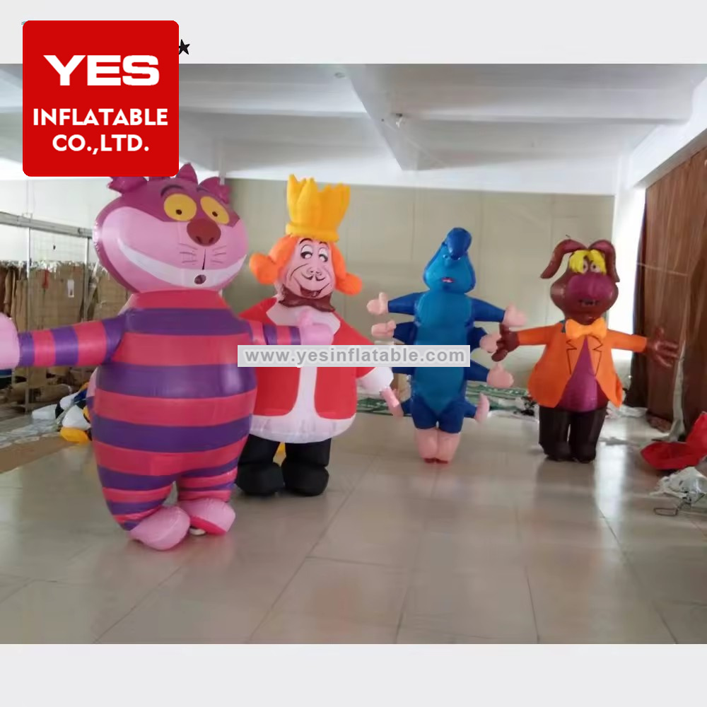 Custom Inflatable Cartoon Animal Model Inflatable Animal Cat Caterpillar For Outdoor