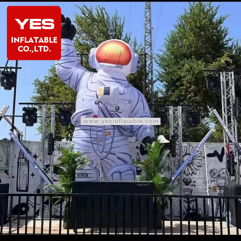 LED light giant stage inflatable decorations inflatable astronauts inflatable astronauts