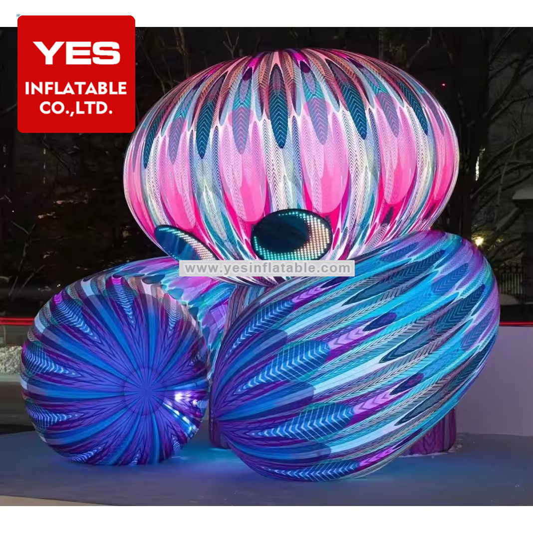 Exhibition Eecoration Inflatable LED Park Lawn Art Decoration Inflatable Art Showpiece