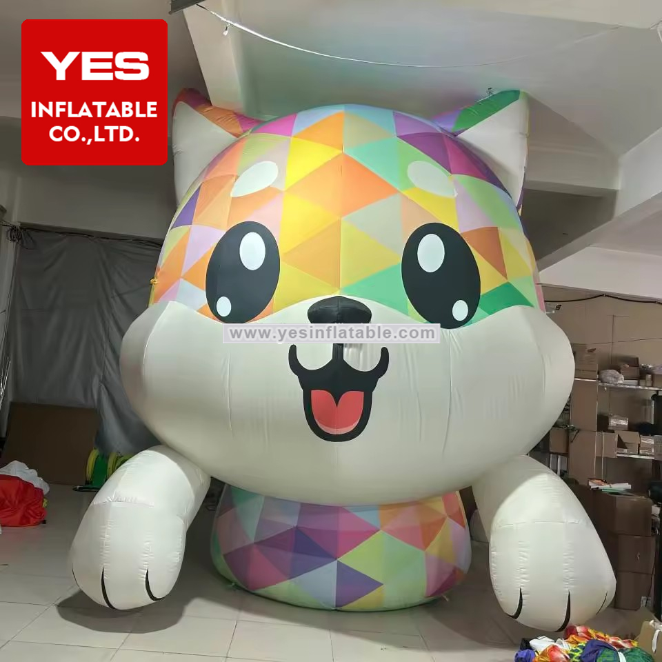 Happy Puppy dog balloon animal mascot model inflatable parade cartoon