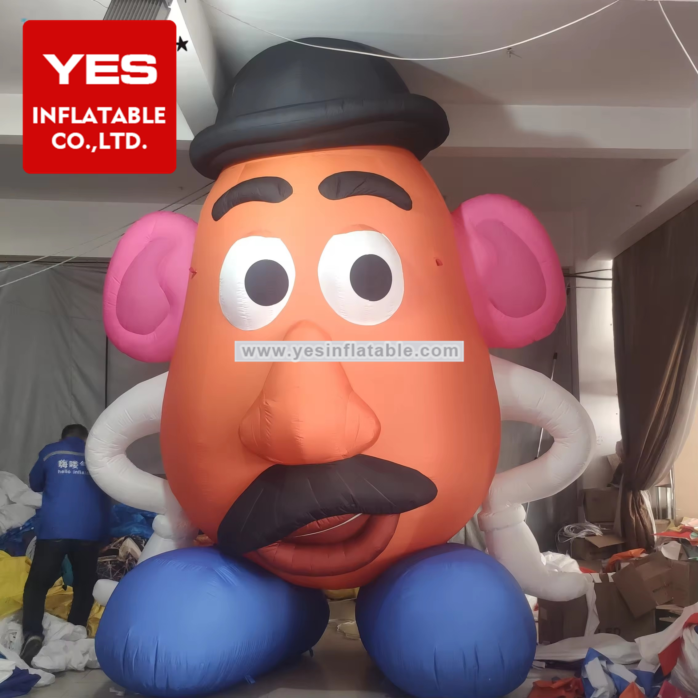 New Design Funny Inflatable Cartoon Vegetable Model Giant Inflatable Potato