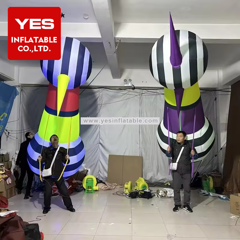 Custom Inflatable Art Model Parade Costume Led Light Inflatable Performance Costume