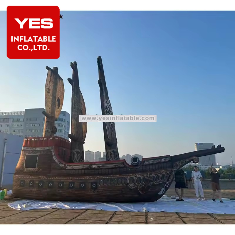 Customized best quality inflatable advertising model inflatable Sailboat inflatable   pirate ship