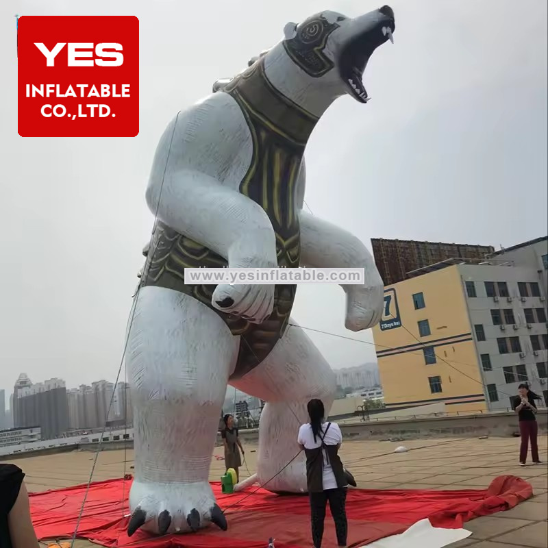 Customized inflatable polar bear giant inflatable polar bear for advertising