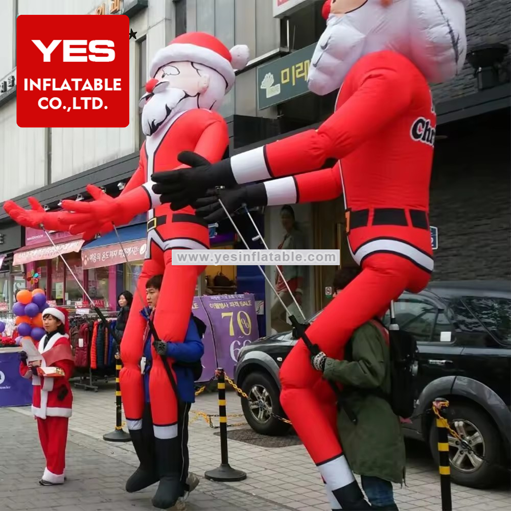 christmas parade event decor inflatable santa claus costume for adults