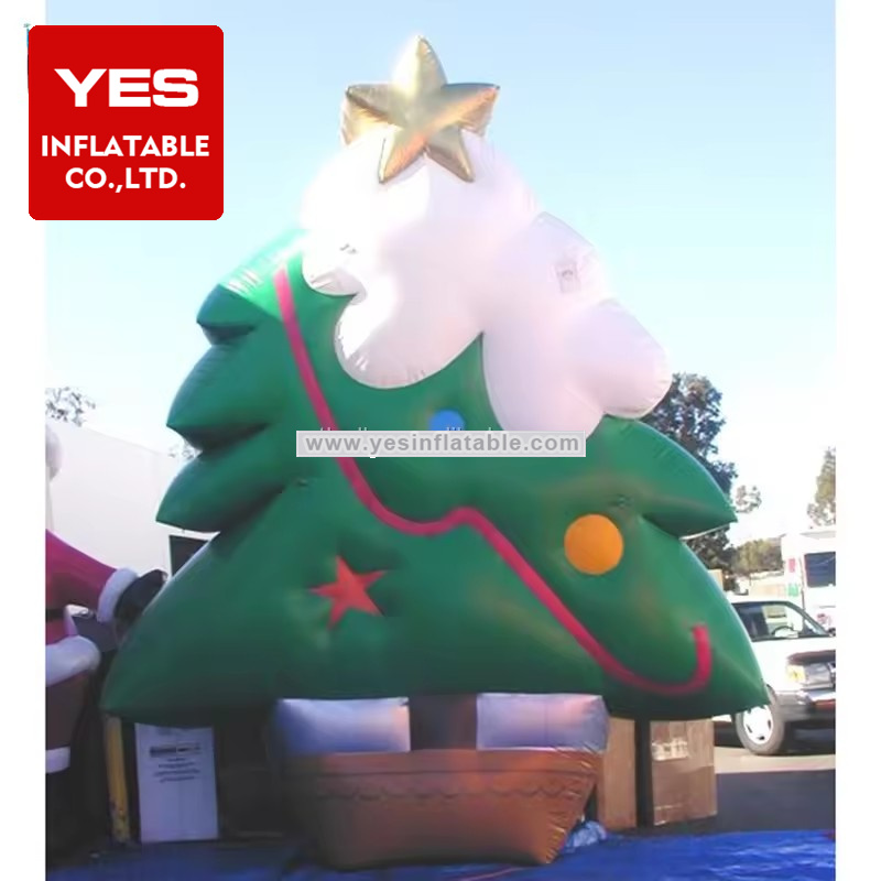 festival yard garden decorate stage prop christmas redwood inflatable trees