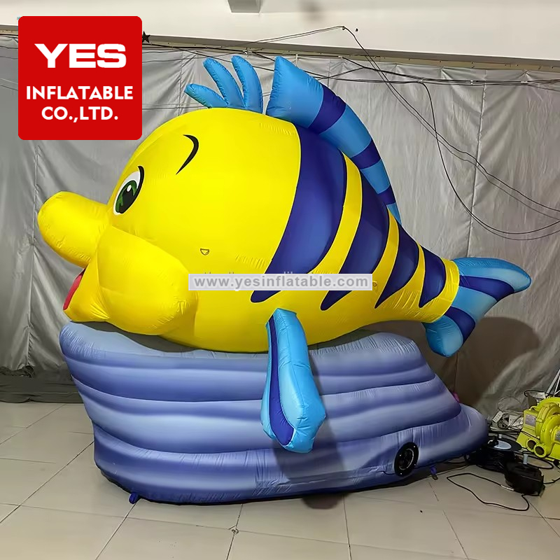 Large Inflatable Fish Balloon Marine Animal Model Inflatable Tropical Fish