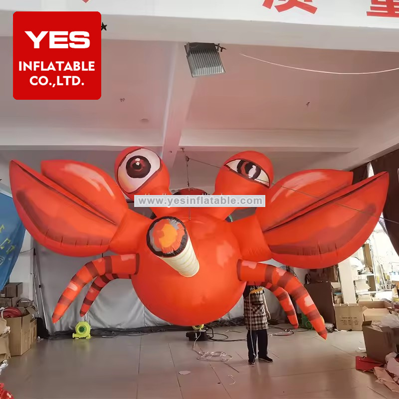 Funny cartoon inflatable mascot animal model inflatable lobster inflatable crab