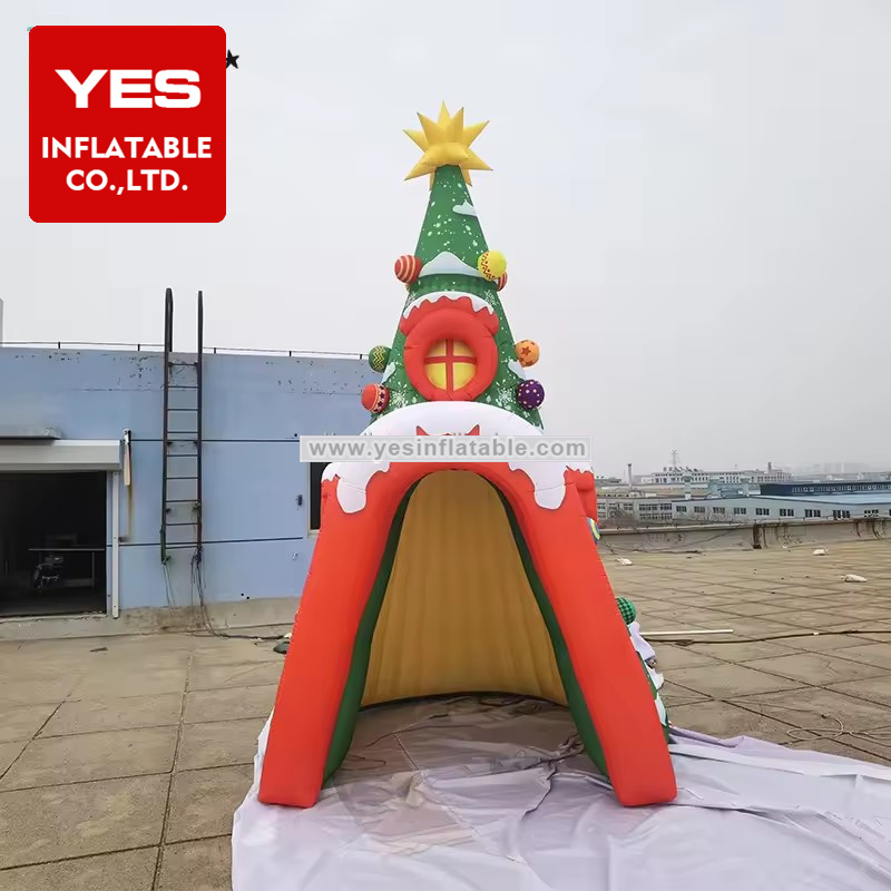 Poptrend Inflatable Christmas Decorations Inflatable Christmas Tree Inflatable Tree Hole