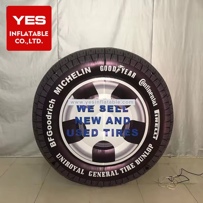 inflatable tire model balloon promotional items backdrops inflatable tire advertising