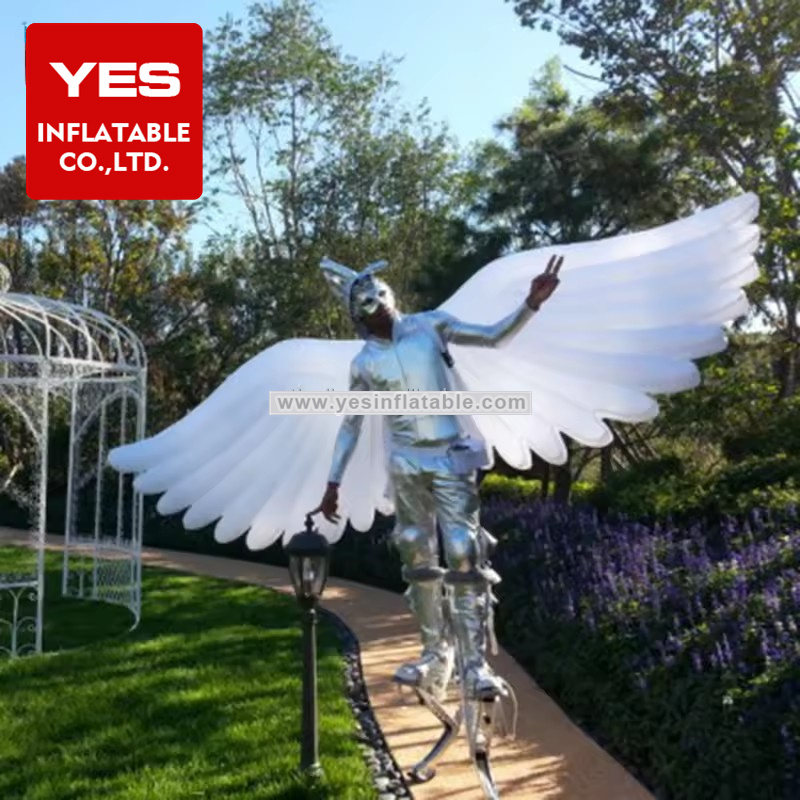 New Stage Decoration inflatable butterfly Inflatable Angel Wings Costume