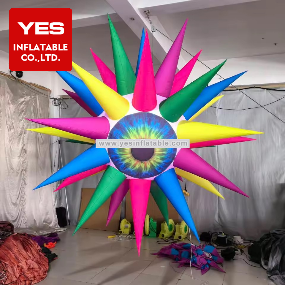 Customized Colourful Inflatable Balloon Model Inflatable Acanthosphere